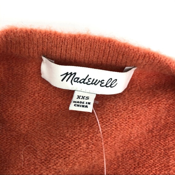 Madewell Roasted Peach Knit Cardigan - Picture 2 of 3